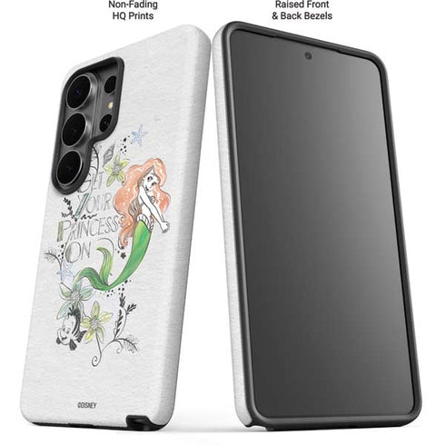 Disney The Little Mermaid Ariel and Flounder Art Galaxy S26 Ultra Impact Case