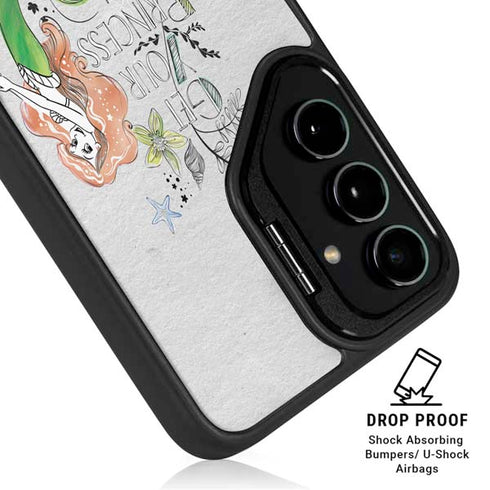 Disney The Little Mermaid Ariel and Flounder Art Galaxy S26 Ultra Kickstand Case
