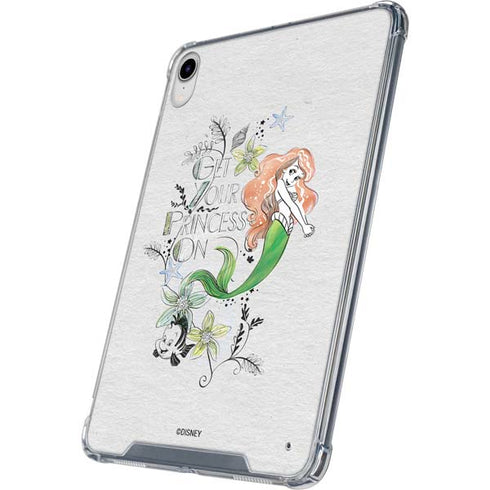 Disney The Little Mermaid Ariel and Flounder Art iPad 11th Gen (2025) Clear Case