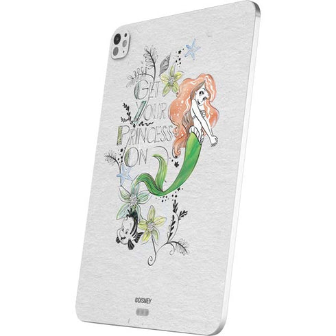 Disney The Little Mermaid Ariel and Flounder Art iPad Pro 13in M4 (2024) Skin