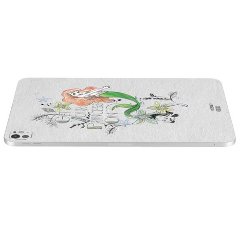 Disney The Little Mermaid Ariel and Flounder Art iPad Pro 13in M4 (2024) Skin