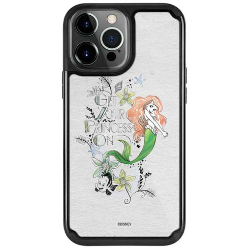 Disney The Little Mermaid Ariel and Flounder Art iPhone Cases