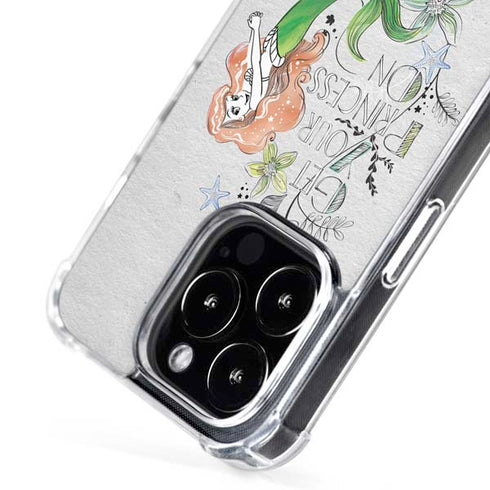 Disney The Little Mermaid Ariel and Flounder Art iPhone 16 Pro MagSafe Case