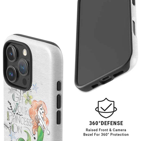 Disney The Little Mermaid Ariel and Flounder Art iPhone 16 Pro Magsafe Impact Case