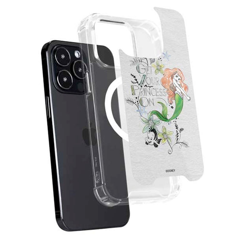 Disney The Little Mermaid Ariel and Flounder Art iPhone 16 Pro Max MagSafe Case