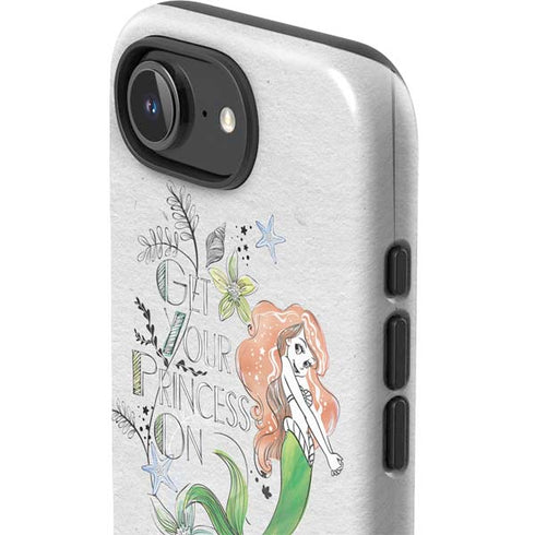 Disney The Little Mermaid Ariel and Flounder Art iPhone 16e Impact Case