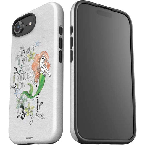 Disney The Little Mermaid Ariel and Flounder Art iPhone 16e Impact Case