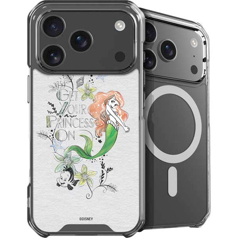 Disney The Little Mermaid Ariel and Flounder Art iPhone 18 Pro MagSafe Case