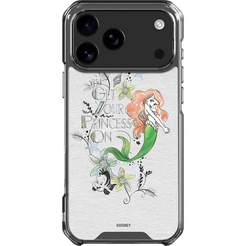 Disney The Little Mermaid Ariel and Flounder Art iPhone 18 Pro Max Clear Case