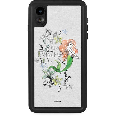 Disney The Little Mermaid Ariel and Flounder Art iPhone Cases