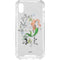 Disney The Little Mermaid Ariel and Flounder Art iPhone XS Clear Case