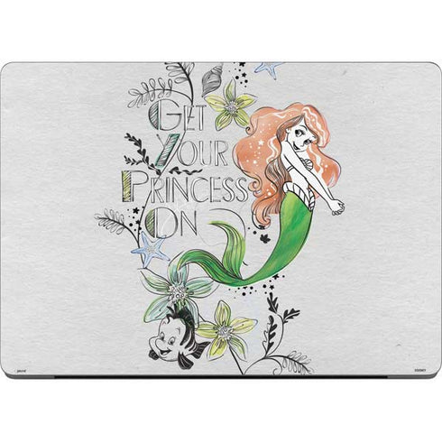 Disney The Little Mermaid Ariel and Flounder Art Apple MacBook Pro 14-inch Skin
