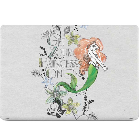 Disney The Little Mermaid Ariel and Flounder Art MacBook Skins