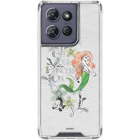 Disney The Little Mermaid Ariel and Flounder Art Moto G 5G (2025) Clear Case