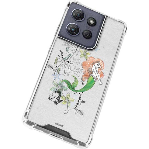 Disney The Little Mermaid Ariel and Flounder Art Moto G Power 5G (2025) Clear Case