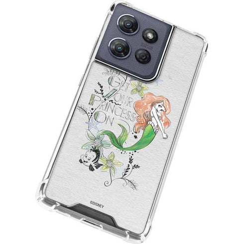 Disney The Little Mermaid Ariel and Flounder Art Moto G Stylus 5G (2025) Clear Case