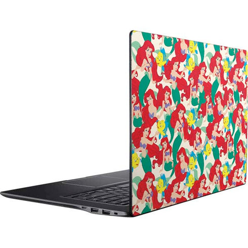 Disney The Little Mermaid Ariel and Flounder Pattern Ativ Book 9 (15.6in 2014) Skin