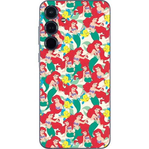 Disney The Little Mermaid Ariel and Flounder Pattern Galaxy A36 5G Skin