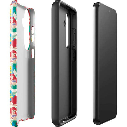 Disney The Little Mermaid Ariel and Flounder Pattern Galaxy S25 Plus Impact Case