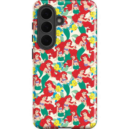 Disney The Little Mermaid Ariel and Flounder Pattern Galaxy S26 Impact Case