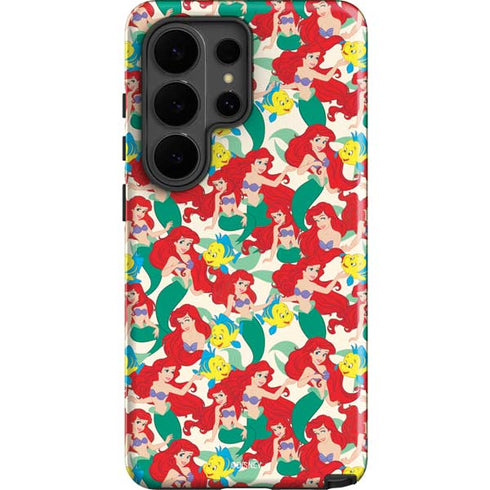 Disney The Little Mermaid Ariel and Flounder Pattern Galaxy S26 Ultra Impact Case