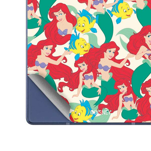 Disney The Little Mermaid Ariel and Flounder Pattern Galaxy Z Fold6 Skin