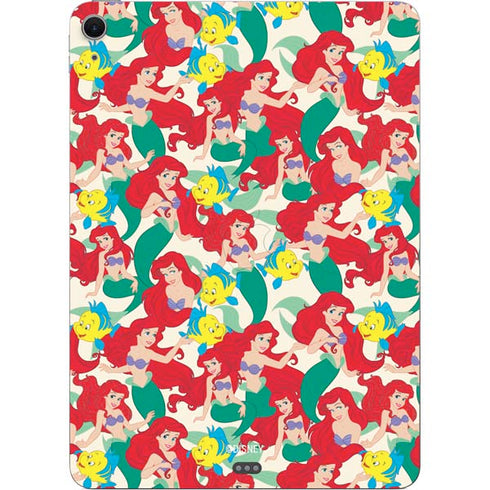 Disney The Little Mermaid Ariel and Flounder Pattern Apple iPad Air Skin