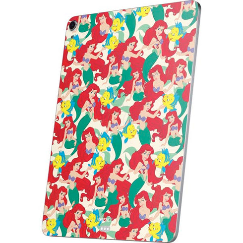 Disney The Little Mermaid Ariel and Flounder Pattern Apple iPad Air Skin