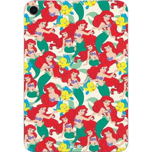 Disney The Little Mermaid Ariel and Flounder Pattern Apple iPad Mini Skin