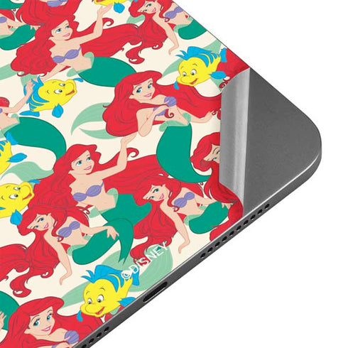 Disney The Little Mermaid Ariel and Flounder Pattern Apple iPad Mini Skin