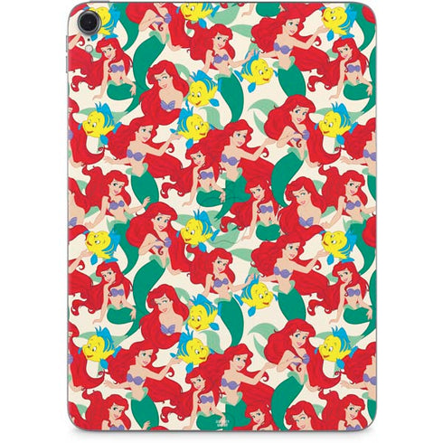 Disney The Little Mermaid Ariel and Flounder Pattern Apple iPad Pro Skin