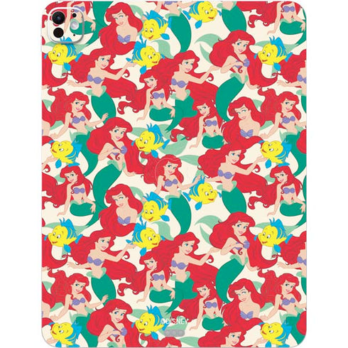 Disney The Little Mermaid Ariel and Flounder Pattern iPad Pro 13in M4 (2024) Skin