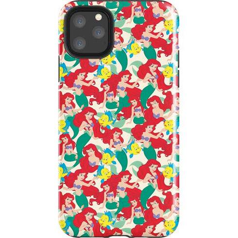 Disney The Little Mermaid Ariel and Flounder Pattern iPhone Cases