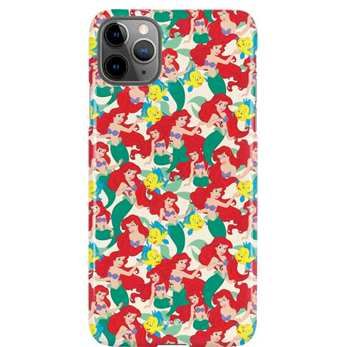 Disney The Little Mermaid Ariel and Flounder Pattern iPhone Cases