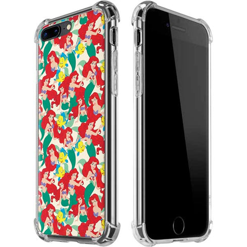 Disney The Little Mermaid Ariel and Flounder Pattern iPhone Cases