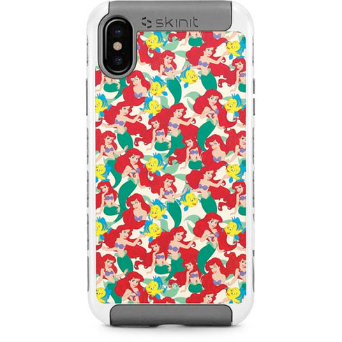 Disney The Little Mermaid Ariel and Flounder Pattern iPhone Cases
