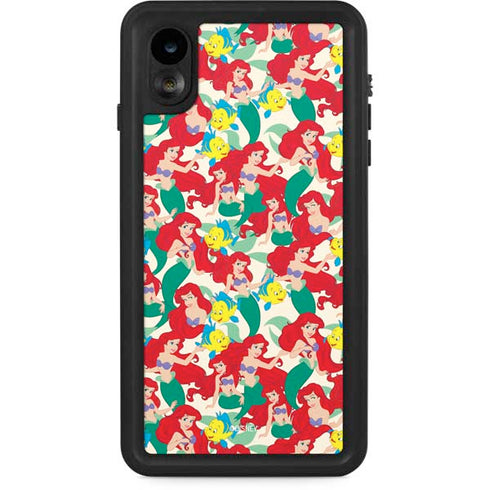 Disney The Little Mermaid Ariel and Flounder Pattern iPhone Cases