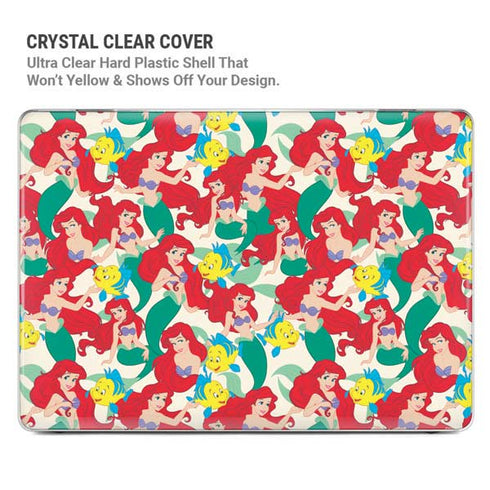 Disney The Little Mermaid Ariel and Flounder Pattern MacBook Pro 14in (2021-24) Case plus Skin