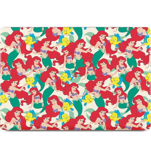 Disney The Little Mermaid Ariel and Flounder Pattern MacBook Skins