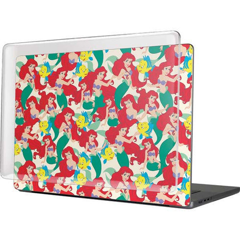 Disney The Little Mermaid Ariel and Flounder Pattern MacBook Cases