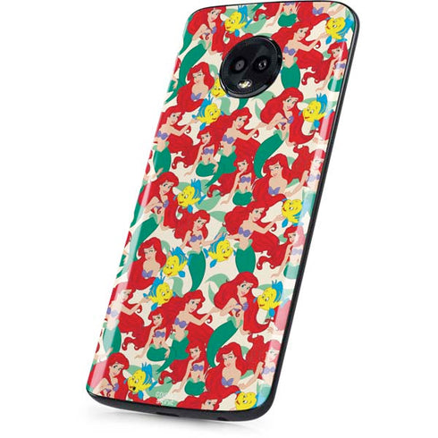Disney The Little Mermaid Ariel and Flounder Pattern Moto G6 Skin