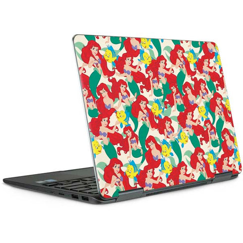 Disney The Little Mermaid Ariel and Flounder Pattern Notebook 9 Pro 13in (2017) Skin