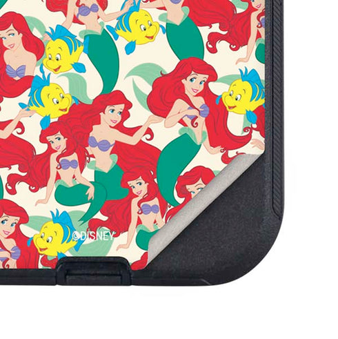 Disney The Little Mermaid Ariel and Flounder Pattern Otterbox Defender iPhone Skin