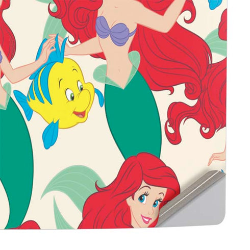 Disney The Little Mermaid Ariel and Flounder Pattern PS5 Pro Console Skin