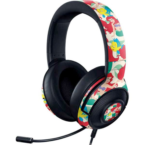 Disney The Little Mermaid Ariel and Flounder Pattern Razer Kraken X Skin
