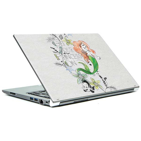 Disney The Little Mermaid Ariel and Flounder Art Portege Z30t/Z30t-A Skin