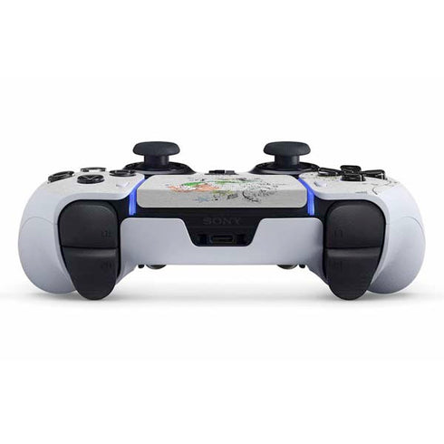 Disney The Little Mermaid Ariel and Flounder Art PS5 DualSense Edge Pro Controller Skin