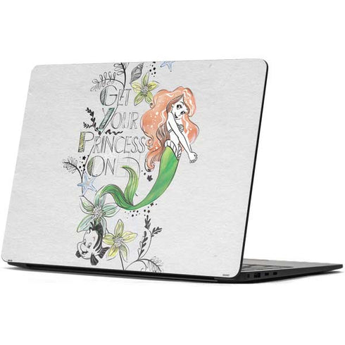 Disney The Little Mermaid Ariel and Flounder Art Surface Laptop 7 13.8in Skin