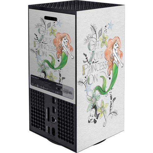 Disney The Little Mermaid Ariel and Flounder Art XBox Series X Digital Edition Bundle Skin