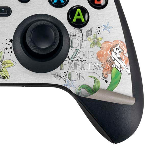 Disney The Little Mermaid Ariel and Flounder Art XBox Series X Digital Edition Bundle Skin